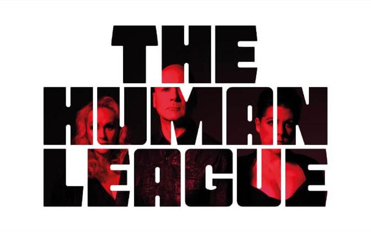 Promotional banner for the Human League live after racing.