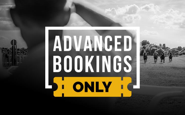 Advance bookngs only at Bath Racecourse