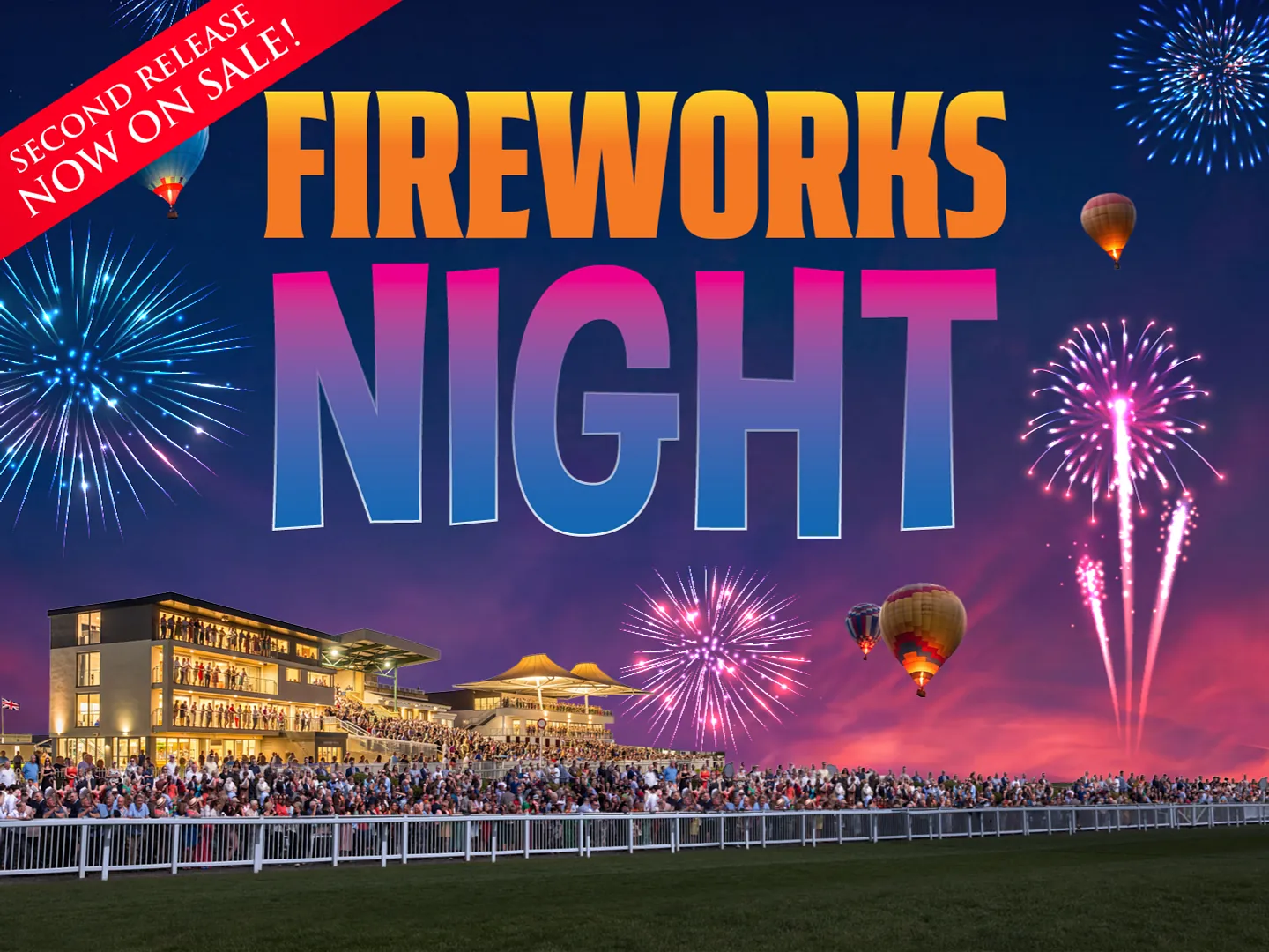 bath racecourse fireworks night 2026 artwork