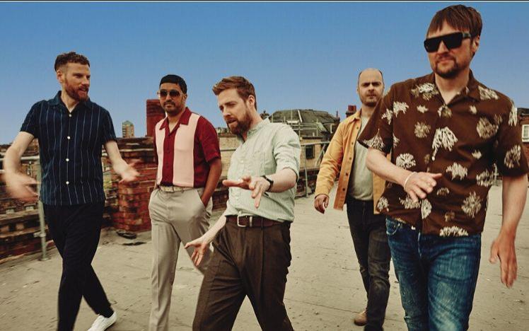 Kaiser Chiefs performing at Bath Racecourse 2020