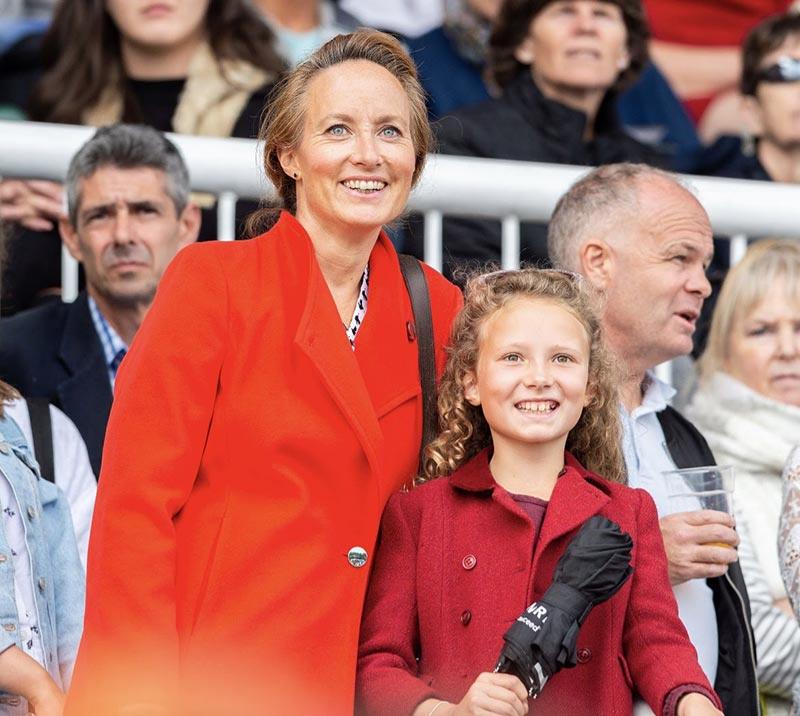 woman and child enjoying family fun day at bath racecourse