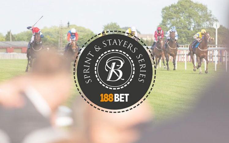 188Bet & Bath Racecourse logos overlaid on top of a photo featuring jockeys racing.