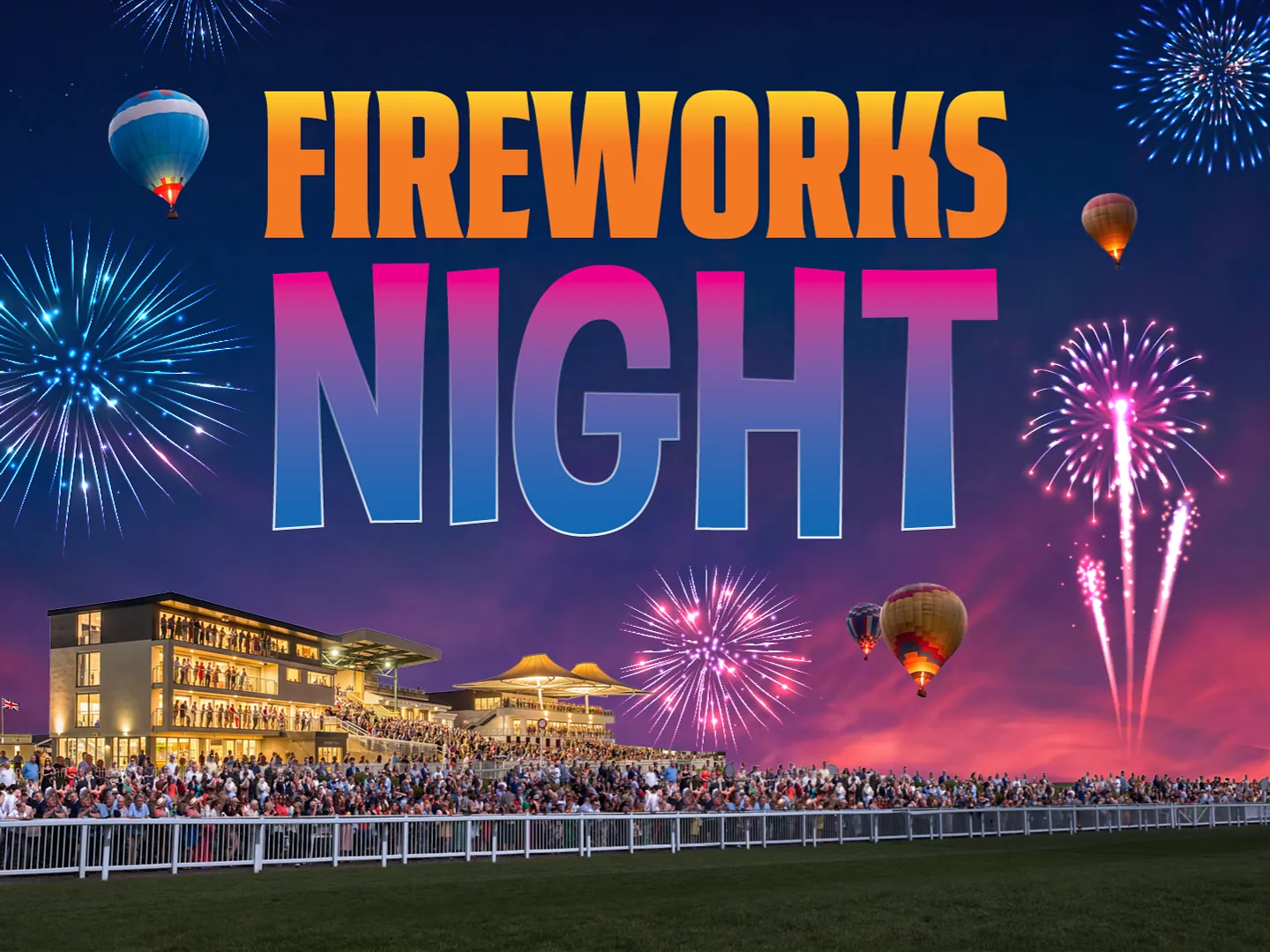 fireworks night at bath racecourse 2026