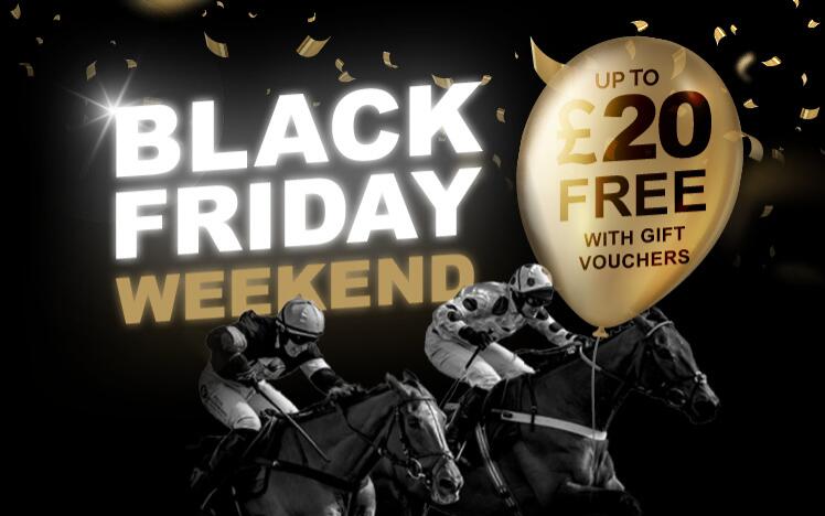 Treat someone with a black friday gift voucher to enjoy live horse racing at Bath Racecourse. A unique Christmas present 